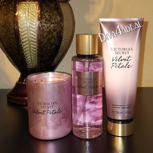 Victoria’s Secret VELVET PETALS 3PC Bundle